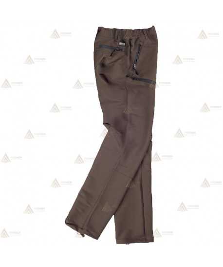 Pantalón sport multibolsillos bielástico y transpirable color marrón para Agentes Forestales