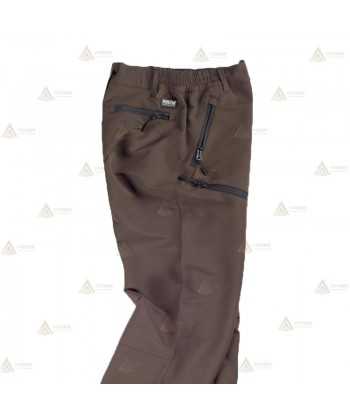Pantalón sport multibolsillos bielástico y transpirable color marrón para Agentes Forestales