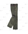 Pantalón sport multibolsillos color verde caza/marrón de viscosa y con refuerzos para Agentes Rurales y medioambientales
