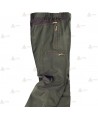 Pantalón sport multibolsillos color verde caza/marrón de viscosa y con refuerzos para Agentes Rurales y medioambientales