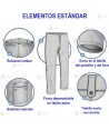 Pantalón bielástico color Arena con forro desmontable para Agentes Rurales y medioambientales