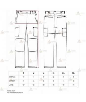 Pantalón sport de verano transpirable color beige para Agentes Rurales y Medioambientales
