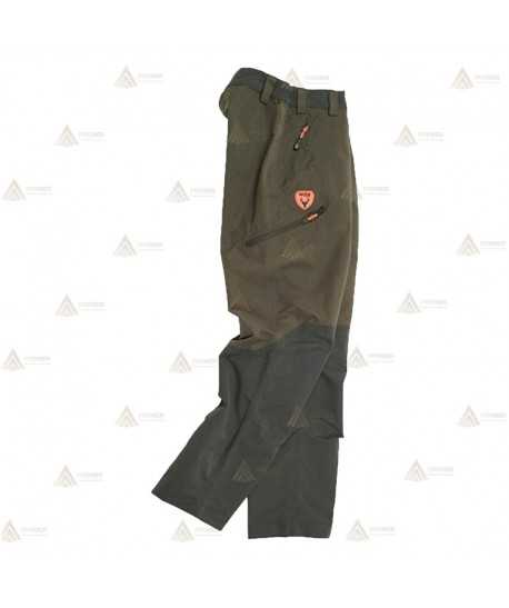 Pantalón impermeable sport color verde oliva/verde bosque multibolsillos con refuerzos para Agentes rurales y forestales