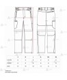 Pantalón Ripstop color beige multibolsillos desmontable y transpirable para Agentes Rurales y medioambientales