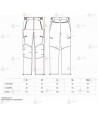 Pantalón deportivo de viscosa con refuerzos para Agentes Forestales