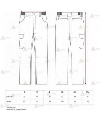 Pantalón impermeable de invierno para Agentes Medioambientales, forestales y rurales