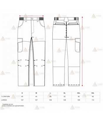 Pantalón impermeable Ripstop anti desgarros para Agentes Rurales