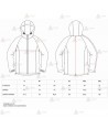 Cazadora softshell bicolor marrón/verde caza con capucha para Agentes Rurales