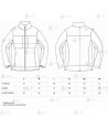 Cazadora softshell bicolor marrón/verde caza sin capucha para Agentes Rurales