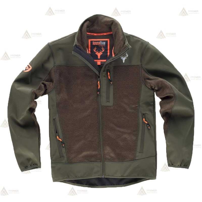 Chaqueta softshell combinada con tejido de punto para Agentes Rurales