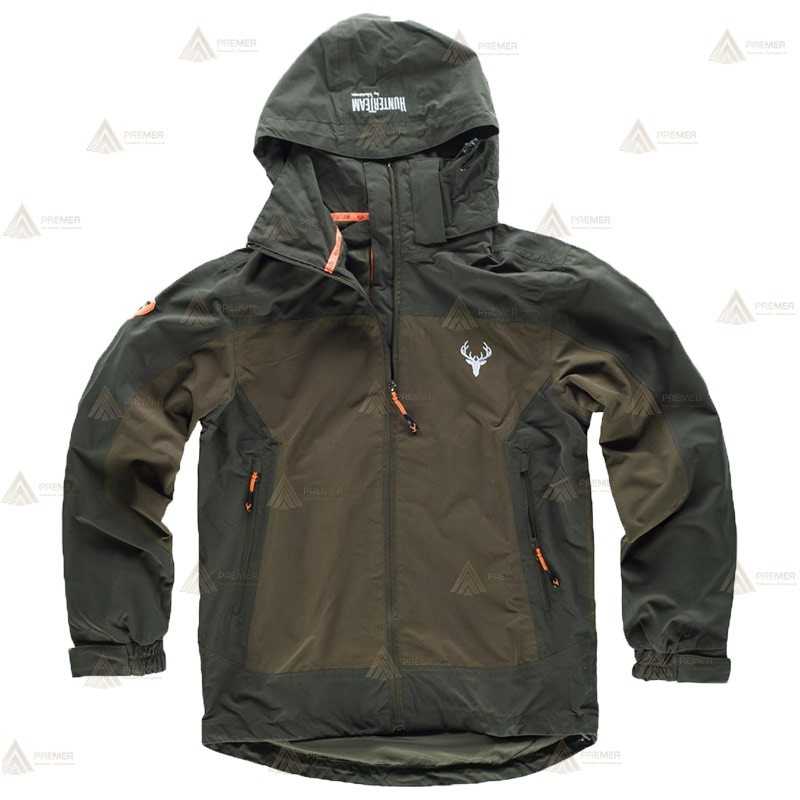 Parka impermeable forrada especial color verde bosque/verde oliva para Agentes Rurales y forestales