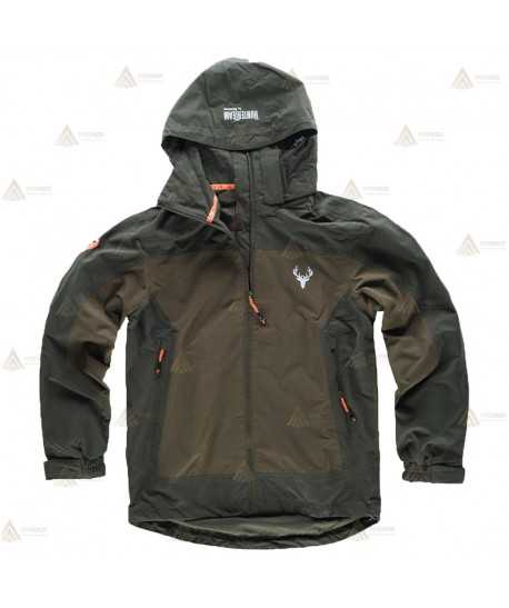 Parka impermeable forrada especial color verde bosque/verde oliva para Agentes Rurales y forestales
