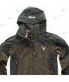 Parka impermeable forrada especial color verde bosque/verde oliva para Agentes Rurales y forestales