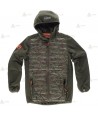 Chaqueta softshell y tejido acolchado de camuflaje con capucha para Agentes Rurales