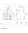 Chaqueta softshell y tejido acolchado de camuflaje con capucha para Agentes Rurales