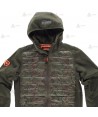 Chaqueta softshell y tejido acolchado de camuflaje con capucha para Agentes Rurales