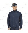 Cazadora softshell monocolor azul marino personalizable con membrana PU para Policía Local
