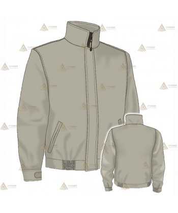 Cazadora softshell  de color arena con membrana PU y personalizable para Agentes Rurales