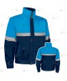 Cazadora softshell bicolor con membrana PTFE y cinta reflectante para Policía Local