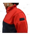 Chaqueta softshell bicolor personalizable para parque de bomberos