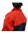 Chaqueta softshell bicolor personalizable para parque de bomberos
