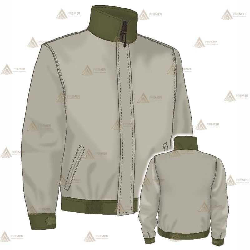 Cazadora softshell color arena y verde militar con forro desmontable y membrana PTFE para Agentes Rurales