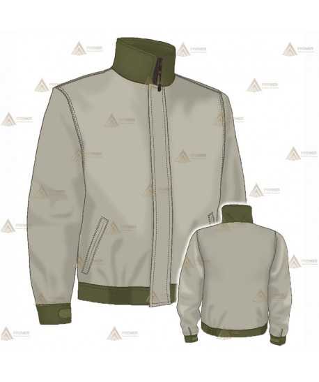 Cazadora softshell color arena y verde militar con forro desmontable y membrana PTFE para Agentes Rurales