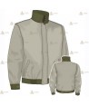 Cazadora softshell color arena y verde militar con forro desmontable y membrana PTFE para Agentes Rurales