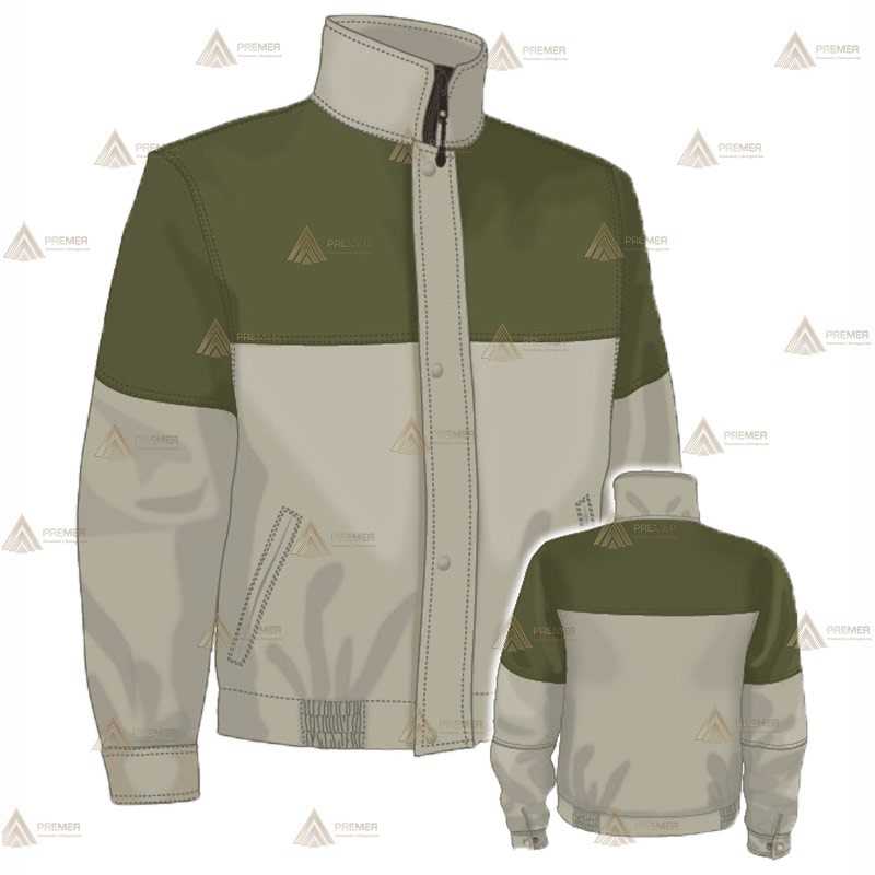 Cazadora softshell color arena y verde militar con forro desmontable y membrana PTFE para Agentes Rurales