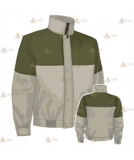 Cazadora softshell color arena y verde militar con forro desmontable y membrana PTFE para Agentes Rurales