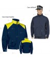 Cazadora color marino y amarillo flúor reversible con membrana PTFE para Policía Local