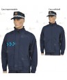 Cazadora color marino reversible con membrana PTFE y damero azul para Policía Local