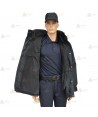 Parka 2/4 impermeable azul marino con forro desmontable para motoristas de Policía Local de Castilla la Mancha y la Rioja