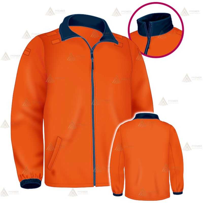 Chaqueta softshell bicolor con membrana PU para Protección Civil