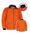 Chaqueta softshell bicolor con membrana PU para Protección Civil