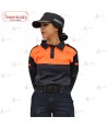 Polo térmico bicolor transpirable de manga larga para Protección Civil