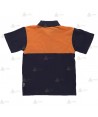 Polo económico bicolor de algodón para Protección Civil
