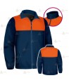 Chaqueta polar bicolor con cremallera para Protección Civil