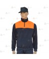 Jersey polar bicolor con media cremallera para Protección Civil