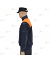 Jersey polar bicolor con media cremallera para Protección Civil