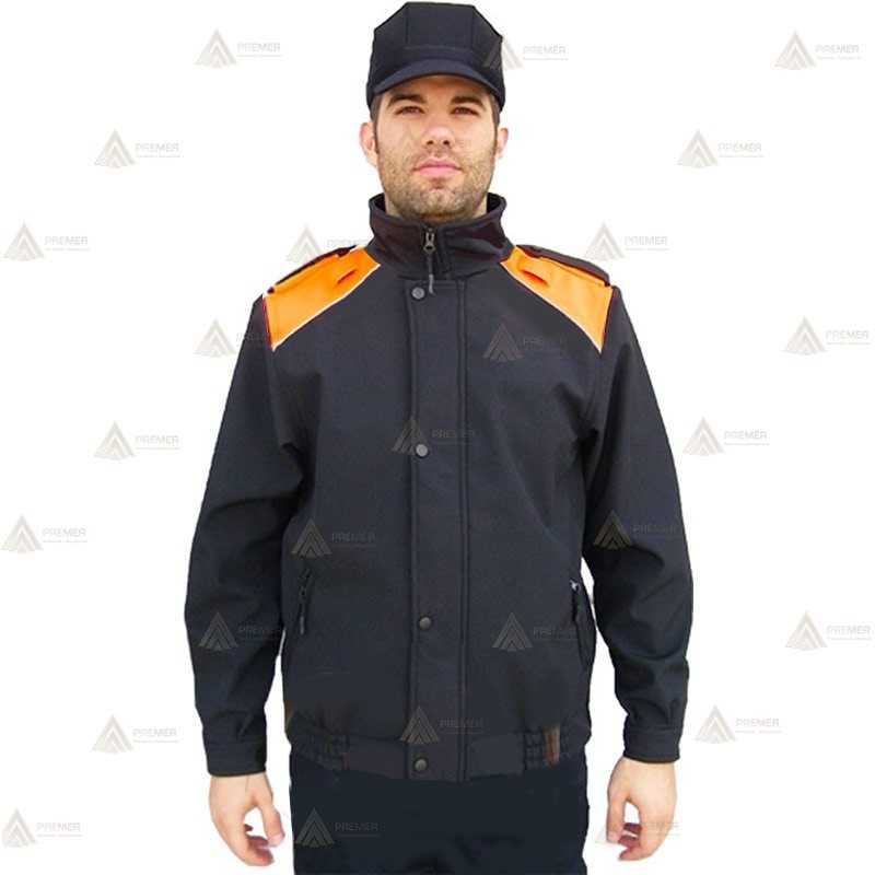 Cazadora softshell bicolor con membrana PTFE y forro desmontable para Protección Civil