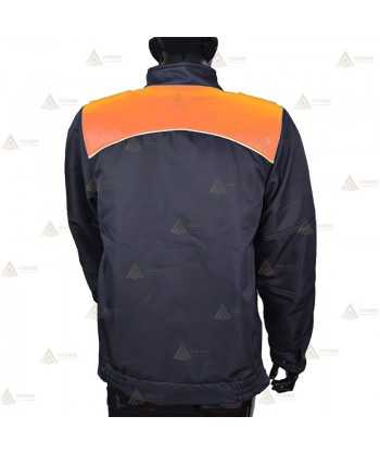 Cazadora softshell bicolor con membrana PTFE y forro desmontable para Protección Civil