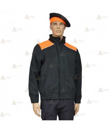 Cazadora softshell bicolor con membrana PU para Protección Civil
