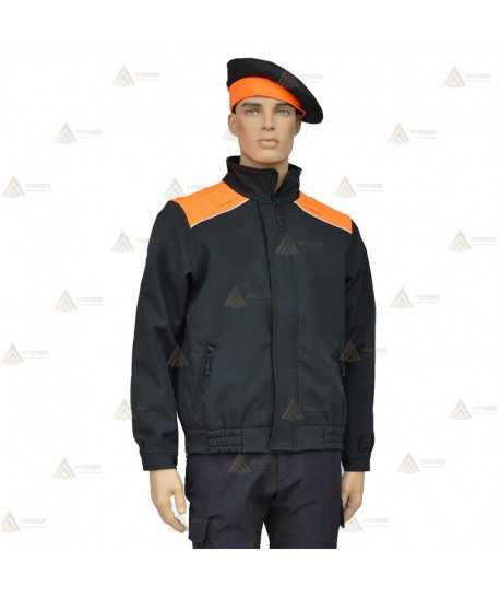 Cazadora softshell bicolor con membrana PU para Protección Civil