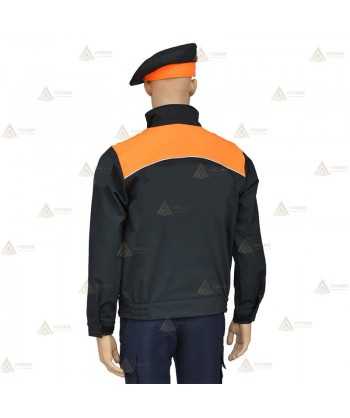 Cazadora softshell bicolor con membrana PU para Protección Civil