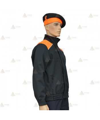 Cazadora softshell bicolor con membrana PU para Protección Civil