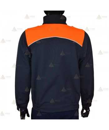 Cazadora softshell bicolor con membrana PU para Protección Civil
