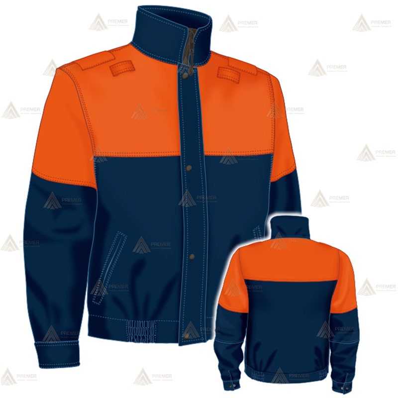 Cazadora softshell bicolor con membrana PTFE y forro desmontable para Protección Civil