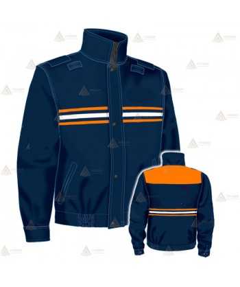 Cazadora softshell bicolor para Protección Civil
