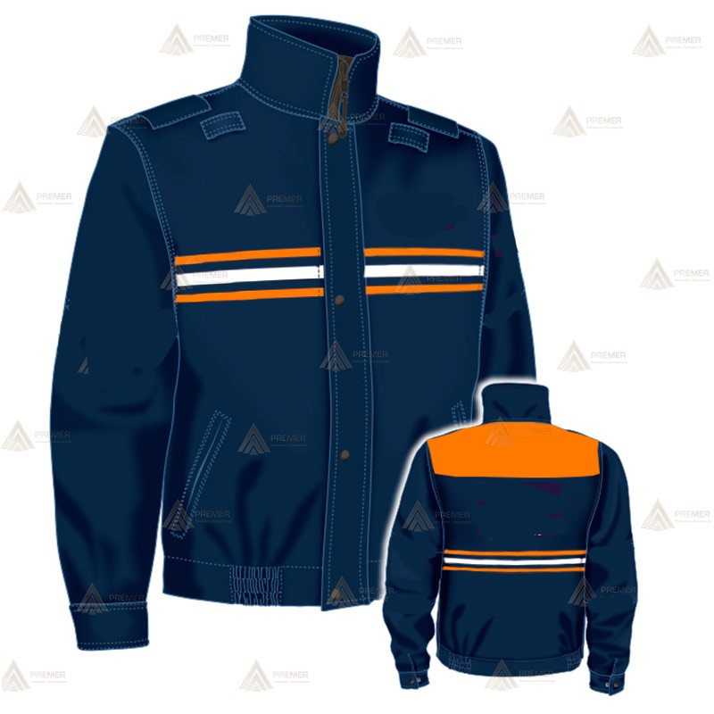 Cazadora softshell bicolor para Protección Civil